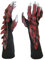 Red Dragon Claws Hands Erwachsene Cosplay Kostüm Handschuhe