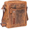 ALMADIH kleine Leder Umhängetasche Herren 9.7 Zoll iPad – FINN Braun Vintage Kompakte Ledertasche für Reisen & Alltag Messenger Schultertasche Freizeittasche City Bag Tablet Damen (FINN vintage)
