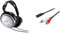 PHILIPS Shp2500 Cuffia Tv A Filo, Cavo Da 6 Metri, Controllo Volume Integrato, Comodi Pad, Grigio & Goobay Cavo Adattatore Per Cuffie Per Tv Senza Presa Per Cuffie