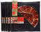 aBeiou 500gr Tablett mit HANDGESCHNITTENEN IBERISCHEN EICHELSCHINKEN Manuelles Schneiden. Selbstschließend +36 Monate Jamon Iberico Bellota Patanegra Hycer-Garantiezertifikat 5 Schalen à 100gr