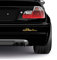 Auto-Dress Stadt Frankfurt, Heck-Auto-Aufkleber 20x6cm (Schwarz Matt)
