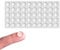 50 Pcs Transparent Rubber Feet for Chopping Board, Flat Topped Bumper Pads Stops Rubber Feet for Chopping Boards, Electronics, Glass, Crafts