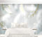 Papier Peint Panoramique Plume Élégante Papier Peint Intissé 3D Tapisserie Poster Decoration Murale Chambre Salon
