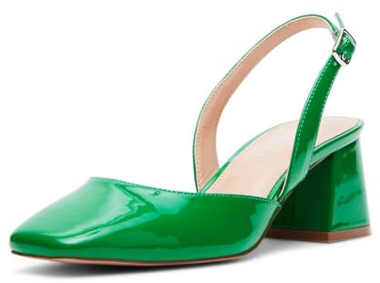 Madden Girl Damen Novaa Pumps, Grünes Lack, 36.5 EU