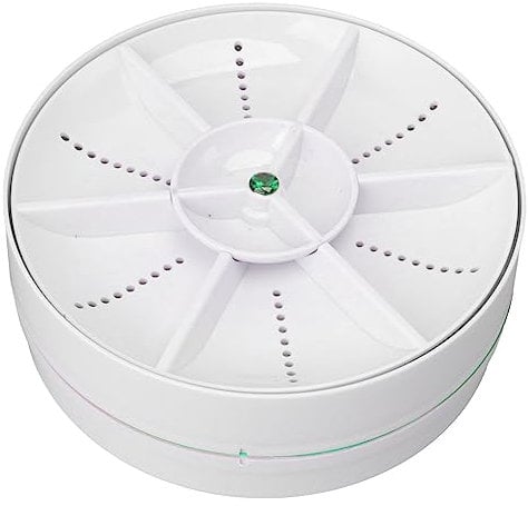 Mini Dishwasher for Home, Portable USB Installation Free Dish Washing Machine, Compact Turbo Washer for Home Kitchen Apartment for Dishware Fruit Vegetable (Green)