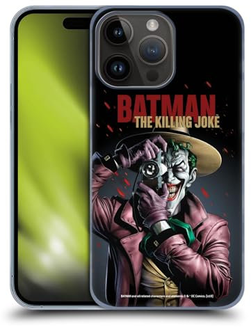 Head Case Designs Officially Licensed Batman DC Comics Joker The Killing Joke Famous Comic Book Covers Hard Back Case Compatible With Apple iPhone 15 Pro Max