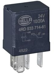 HELLA Relais, Arbeitsstrom - 24V - 5-polig - Wechsler - 4RD 933 714-611