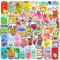 AUCEKO 50 Stück Drinks Aufkleber Pack Beverage Sticker Set wasserdichte Vinyl Sticker für Laptop Kinder Autos Motorrad Fahrrad Skateboard Gepäck Koffer Computer Aufkleber Graffiti Decal
