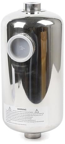 28KW Schwimmbad-Wärmetauscher, Edelstahl-Pool-Heizung, Pool-Heizung Wärmetauscher, Edelstahl-Rohrschalen-Thermostat-Pool-Heizung, für Pool-Systeme.