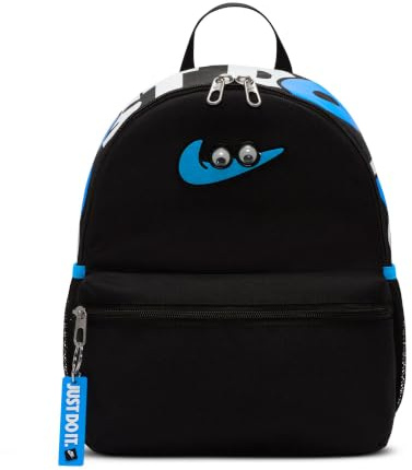 Nike Unisex Children's Brasilia Jdi Mini Backpack for Children (11 L) Backpack, Black/Black/Photo Blue, standard size, Young Athletes