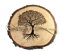 generico Ringhalter aus Holz für Hochzeiten, Ringhalter, Eheringe, klassischer Lebensbaum (Zeder 10/11 cm)