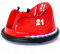 PS Global Kids Bumper Car, 6V Electric Ride on Waltzer Cars with Remote Control, 360 Degree Spin, Flashing LED Lights, Built-in Music & Wireless Connection (Red)