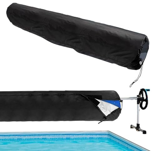 Pool Spool Cover - With Our Solar Cover Winder, Waterproof And Heavy Duty Solar Pool Coil Cover | Fits Various