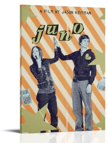 UARJIRUHR Juno Poster, Raumdekoration, Leinwand, künstlerisches Poster, Wandkunst, Schlafzimmer-Dekor, Poster für Zimmer, ästhetisch, 40 x 60 cm, Rahmenstil