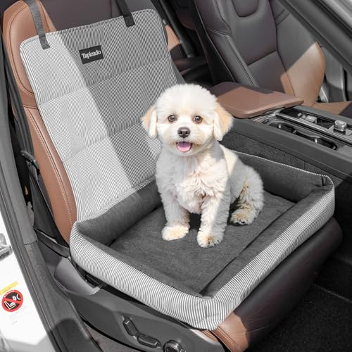 Seggiolino auto cani piccoli, lettino cuccioli rimovibile, fino a 11 kg