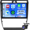 CAMECHO 2+64G Android 13 Autoradio mit Navi Wireless Carplay Android Auto für Audi A6 C5 S6 RS6 1997-2004, 9 Zoll Bildschirm Auto Radio Touch Display mit Bluetooth GPS WiFi FM/RDS Rückfahrkamera
