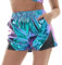 ABEHIK Damen Metallic Shorts Sexy Pailletten Hose Kurz Y2K Gl�nzender Bar-Shorts Glitzer Hotpants Musikfestival Karneval Kost�m f�r Frauen Nacht Clubwear blau L