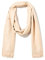 Calvin Klein Damen Metallic Logo Scarf with Eyelash Fringe Modischer Schal, Latte, Einheitsgröße