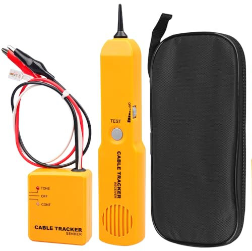 SKIKHN Cable Tracker, Kabelbruch Suchgerät Mähroboter, Multifunctional Cable Checker Leitungssucher, Kabelsucher Leitungssucher für Identifizierung und Durchgang Des Testschaltkreises