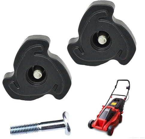 LONGHAO 2 pcs Rasenmähergriff Flügelmutter Bolzen,RasenmäHer Griff Mutter Schraube Bolzen,Universal RasenmäHer Griff,Flügelmutter und Bolzen,Rasenmaschine Ersatzteile,Zubehör für Honda Rasenmäher (#2)