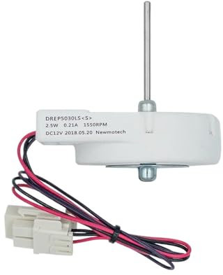 FGJDERYH Kompatibel mit Samsung-Kühlschrank, DREP5030LS 2,5 W DC12 V Kühllüftermotor, 1550 U/min Kühler-Gefrierlüfter-Ersatz, geräuscharme Kühlschranklüftermotorteile