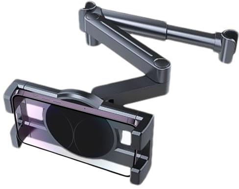 Tablet Holder Headrest - Adjustable Rotating Car Mount, Backseat Monitor Stand, Passenger Entertainment , Flexible Viewing Support | For Children Travel Road Trip Family Fah