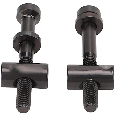 AOWINHIT Tornillo de Tija de Sillín de Bicicleta de Aleación de Titanio, Piezas de Repuesto Duraderas para Reparación de Bicicletas DIY, 2 uds. M5 X 40mm (Negra)