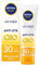 NIVEA SUN UV Viso Anti-Età FP 30 in tubetto da 50 ml, Crema viso antirughe con Coenzima Q10, Crema solare viso 30 per uso giornaliero ad azione anti-età ed antimacchia