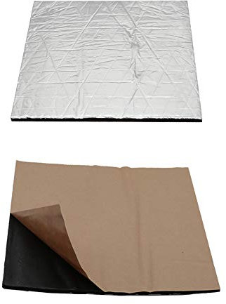 Befenybay 2pcs 3D Printer Heated Bed Insulation Lightweight Foam Foil 220x220x5mm (8.66x8.66x0.2 inch) Self-Adhesive Insulation Mat Sticker Hotbed Thermal Pad for Ender 3 (220x220x5mm)