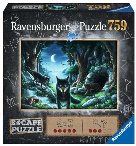 Ravensburger 16434 Escape Puzzle 759 Pieces Histoires de Loups, No Colour