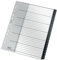 Leitz Register mit 31 Taben, 1-31, Extrabreit, Umweltfreundlich, Recycle-Serie, Schwarz, 12180000