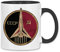 wowshirt Tasse Sowjetunion Vintage Poster Raumfahrt CCCP Astronaut Russland, Farbe:5 White Black
