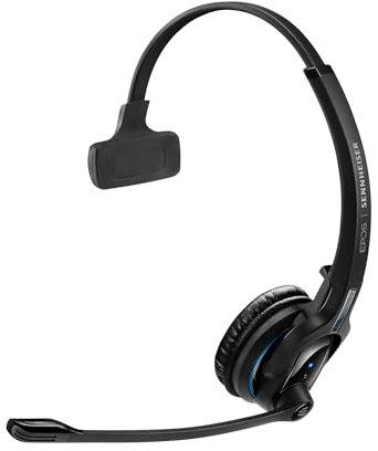 SENNHEISER EPOS Impact MB PRO 1 UC ML, AURICULARES, DIADEMA, OFICINA/Centro DE LLAMADAS, Negro, MONOAURAL, Microsoft Teams