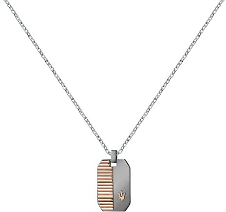 Maserati Jewels Herren Halskette aus Stahl,IP RG,IP GUN - JM222AVD01