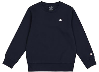 Champion Legacy Basics B-Ultralight Powerblend Fleece Crewneck Sudadera, Azul Marino, 11-12 Years Niños y Adolescentes