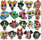 UNN 20 Pieces Cartoon PVC Shoe Charms Random Lovely Child Shoe Derocations Charms for Birthday Gifts C-2