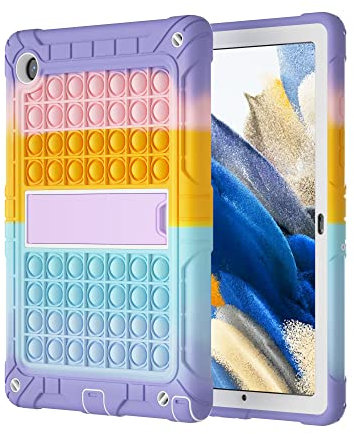 XZC Custodia per Samsung Galaxy Tab A8 da 10,5 2022 (SM-X200/X205/X207), resistente, antiurto, con portapenne/tracolla per il trasporto (Samsung Galaxy Tab A8 10,5 pollici 2022)