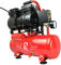 RocwooD Air Compressor Electric 8L Litre 0.75HP 550w Silent Portable Oil Free 8bar 116psi 4CFM Workshop Garage 230v 3 Pin UK Plug Red Low Noise 15kg