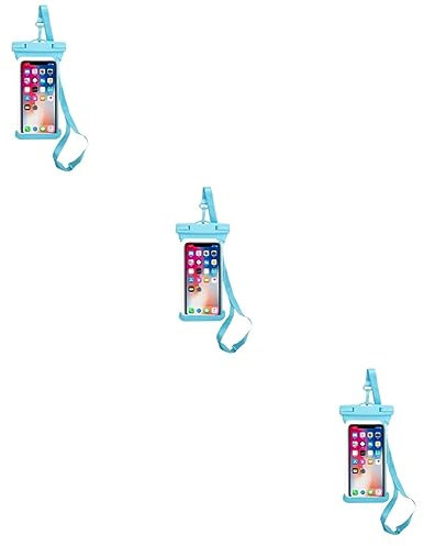 BESPORTBLE Handyhülle 3st Handy-trockentasche Handytasche Mit Touchscreen Klare Handytasche T Mobiltelefone Schwimmendes Telefon Trockenbeutel Für Feinwäsche Strand Draussen Trockene Tasche