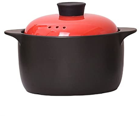 olla de vidrio Olla de barro Olla de barro Olla de arroz Cazuela Olla de gas doméstica Olla de cerámica Mango de cocina