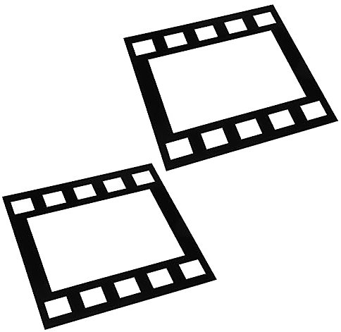 jojofuny 2St film fotorahmen Bilderrahmen Fotorahmen elektronisch Wandaufkleber Dekor Hintergrund Fotorahmen für die Wand Wandtattoo abnehmbar Applikationen Foto Wand schmücken Foto Baum