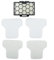 HEIBTENY Filter Set Für Shark Beutellosen Zylinderstaubsauger CZ500UKT/CZ2001/CZ500EUT Staubsaugerzubehör Ersatzteile