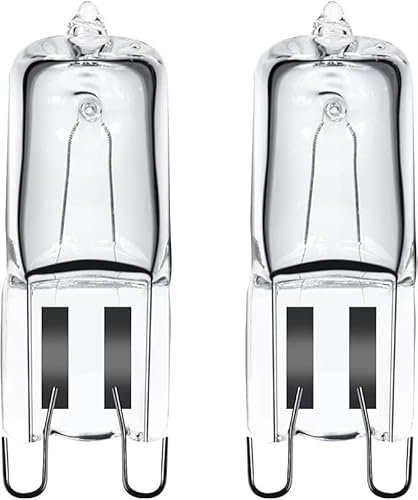 TradePax G9 Halogen Oven Bulb 25W 230V 300℃ Heat Tolerant for Neff/AEG/Smeg/Zanussi/Bosch/Oven Light Bulb 2 Pack, TPL-S814