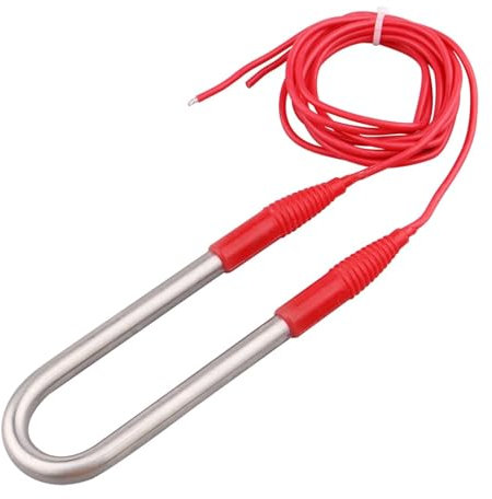 DAVBIR Résistance de thermoplongeur 24v for élément chauffant de l'eau tubulaire SUS304 avec fil de 1m 100w/200w/300w/400w/500w perfection (Size : 24V, Color : 100w)