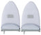2 Pieces Garment Steamer Ironing Gloves, Portable Steamer Gloves Travel Glove Ironing Board Anti-Steam Mitt with Finger Loop for Standing Hanging Handheld Garment Steamer Accessories, Heat Resistant