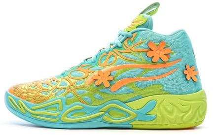 PUMA Basketballschuhe, Türkis/Grün, für Herren, MB.04 Scooby Doo
