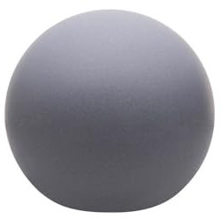 8 seasons design Solar Kugelleuchte 50 cm Shining Globe (grey) LED warmweiß, Dämmerungssensor – wetterfest – Solarlampe für außen (Garten, Terrasse, Balkon) – robust & langlebig