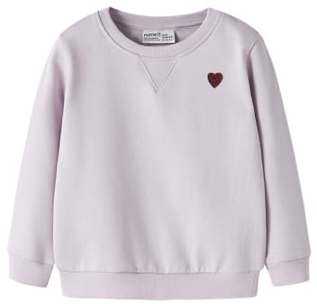 Name IT Mädchen Nmfvima Ls Sweat Bru Noos Nmfvima Ls Sweat Bru Noos (1er Pack)