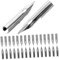 HORIALENCE 30Pcs Calligraphy Pen Nibs Students and Artists Fountain Pen Tips for Smooth Writing Replacement Nibs for Calligraphy Practice