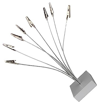 OSALADI Metall Memo-clips Fotohalter Notizhalter Mit Mehreren Köpfen Postkartenhalter Aus Metall Für Büro Und Zuhause